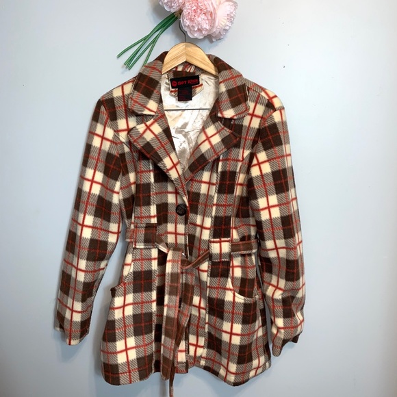 Hot Kiss Jackets & Blazers - Hot Kiss Brown/Cream Pea cost XL